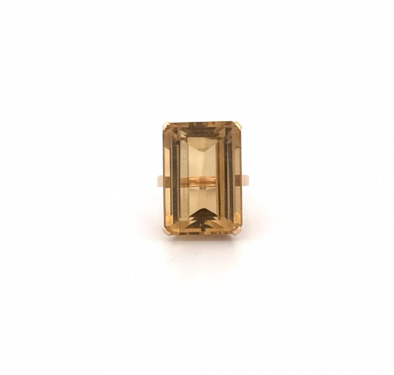 Bague citrine 23,5 carats en or 750 – Dépôt-vente à la bijouterie Or Ligne à La Teste-de-Buch
