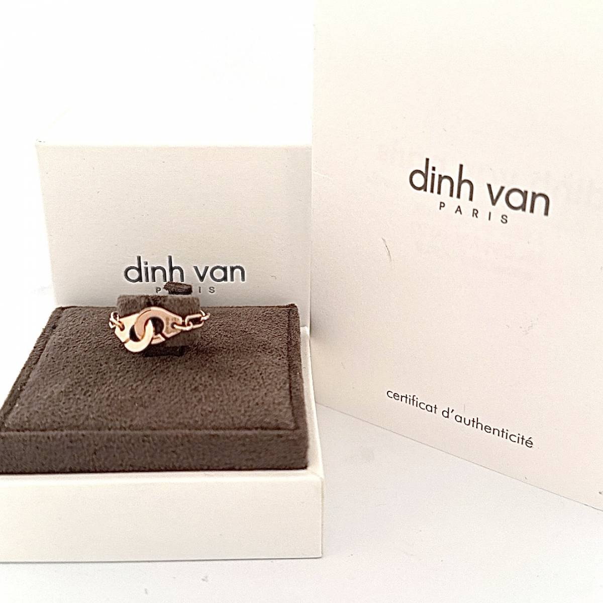 Bague Dinh Van Menottes R7 or rose – Dépôt vente Or Ligne à La Teste de Buch