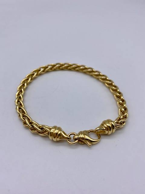 Bracelet or 750/1000ème maille spiga occasion Or Ligne La Teste Bassin d'Arcachon