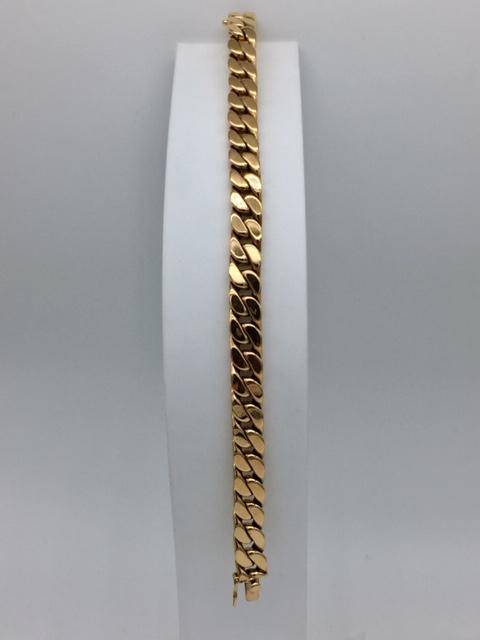 Bracelet maille américaine or 750/1000ème occasion Or Ligne La Teste Bassin d'Arcachon