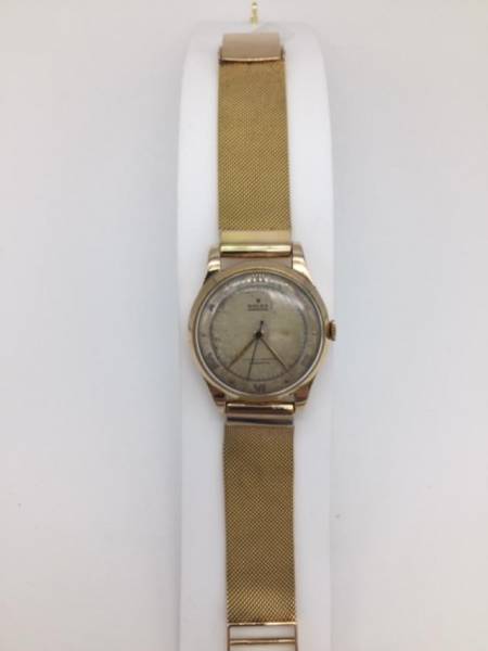 Montre Rolex vintage Oyster perpetual or 750/1000ème occasion Or Ligne La Teste Bassin d'Arcachon