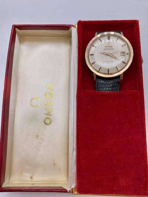 idée cadeau à offrir montre vintage OMEGA Constellation automatic chez Or Ligne à La Teste en Gironde