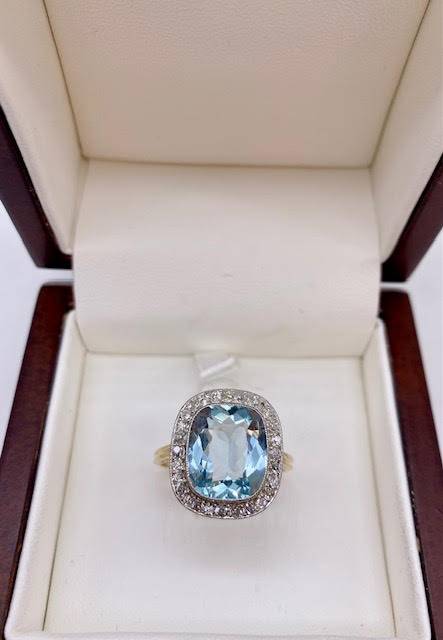 L'Heritage de l'Aigue-Marine : Élégance Joaillière à Or Ligne en Gironde