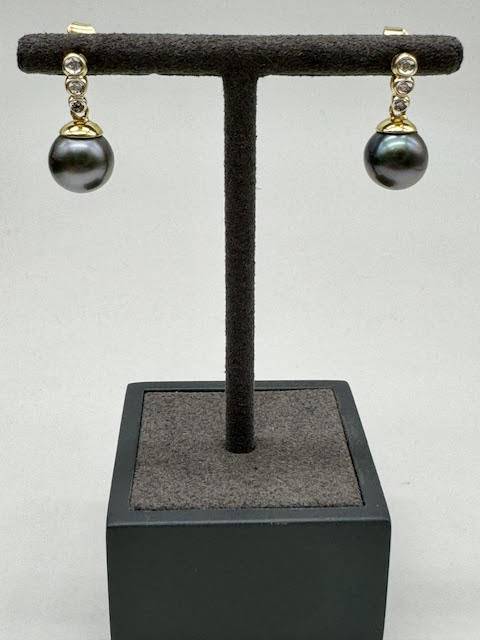 Élégance et Luxe : Boucles d'Oreilles en Or et Perles de Tahiti à la Bijouterie Or Ligne sur le Bassin d'Arcachon