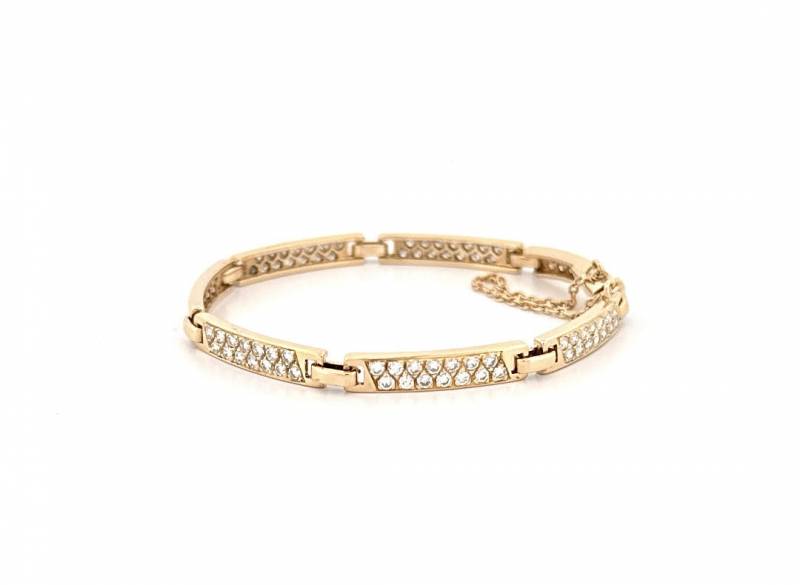 Bracelet en or et diamants en dépôt vente – Bijouterie Or Ligne à La Teste de Buch